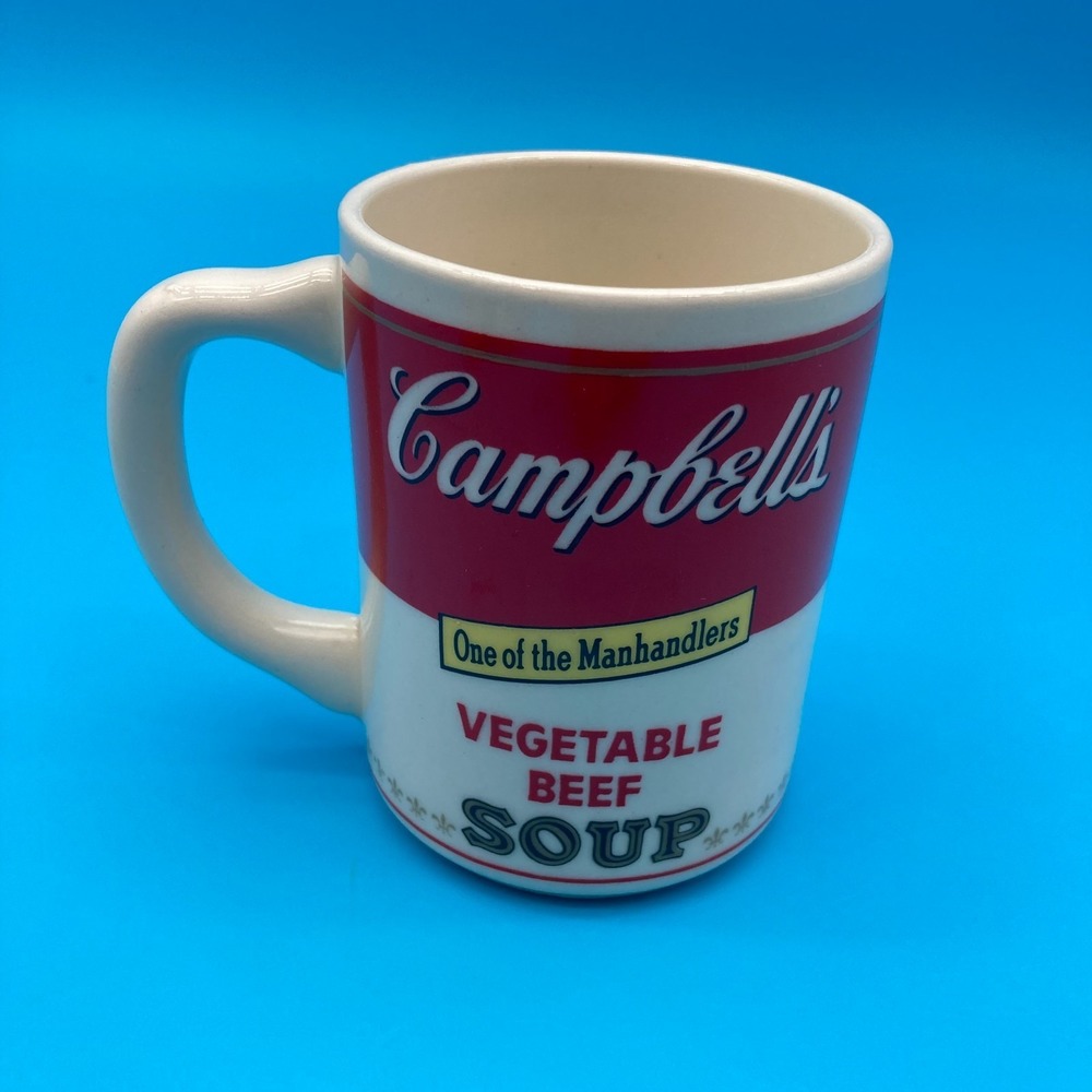 Vintage Campbell's Soup Mug One of the Manhandlers Vegetable Beef - USA Made